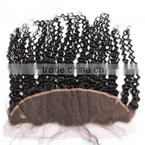 Virgin Natural Color Unprocessed Brazilian Lace Frontal Closure 13*4 thumbnail-4