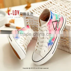 NO.Z108C Customized Fashional Wholesale Comfortable Fancy Stylish New Design Canvas High Top Sneakers Shoes 2016 thumbnail-1
