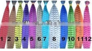 Synthetic Wholesale Grizzly Rooster Feather Hair Extensions 18 Colors!!! thumbnail-4
