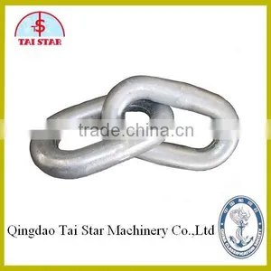 Bright Hot Dip Galvanized Anchor Chain Link for Ship thumbnail-2