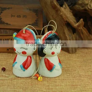 Carton Doll Ceramic Wind Bell thumbnail-2