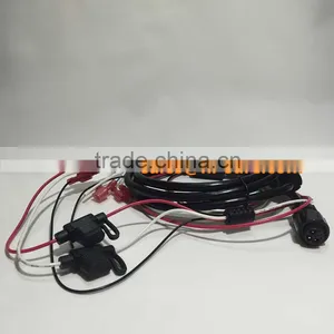 Power Cable 8 Pin Waterproof Wiring Connector With Ferrite Ring Magnet thumbnail-1