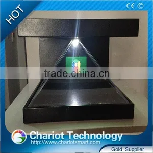 Hot!2016 Wonderful Indoor 3d Holographic Display Equipment, Pyramid for Advertising, Christmas. thumbnail-1