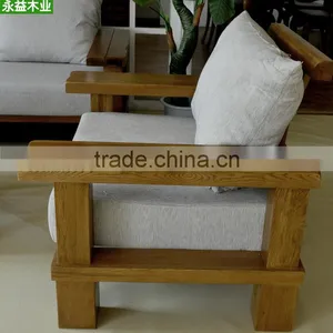 Classical Design Wooden Frame Sectional Sofa/Solid Wood Sofa thumbnail-4