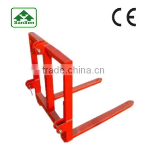 3 Point Pallet Forks;bale Mover for Compact Tractors thumbnail-1