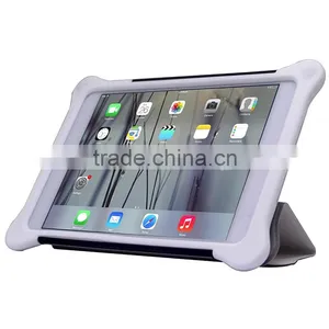 2016 New Design 3 In1 With Stand Flip Cover Hard PC+PU Leather+Silicone Shockproof Tablet Case for Apple Ipad Pro 9.7/12.9 Inch thumbnail-1