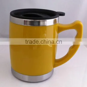 400ml Promotional Ceramic and Metal Mug MZ-D007 thumbnail-1