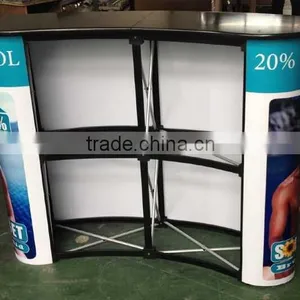 Customized Metal and Collapsible Folding 2*2 Pop up Style Advertising Desk thumbnail-2