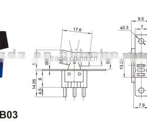 Micro 2 Pin Red 16a Rocker Switch Manufacture 250v T125 R11 3A 250V With CE,ROHS Certificate thumbnail-3