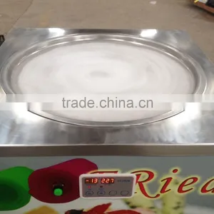 Oreo and Brownie Ice Cream Rolls Machine With Real Frozen Yogurt Fruits thumbnail-5