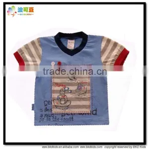 BKD Summer Cotton V-neck Kids T-shirt thumbnail-1