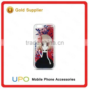 [UPO] 3D Liquid Star Sand TPU Case Glitter Quicksand Crystal Clear Mobile Phone Case For IPhone 6 Covers thumbnail-2