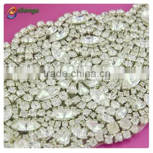 2016 Fashion Wedding Dress Bling Bling Decorative Rhinestone Design Guangzhou Wholesales thumbnail-2