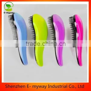 Salon Styling Hair Brush Comb Magic Detangling Shower Handle Tangle Hairbrush thumbnail-1