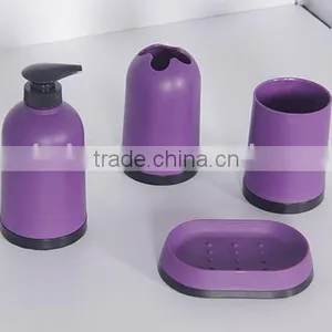 Colourful Eco-friendly pp Lime Green Bathroom Accessories Set thumbnail-6