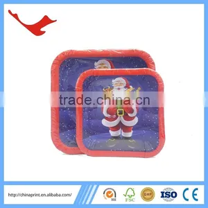 006 FSC Material Disposable Tableware for Christmas Party thumbnail-1