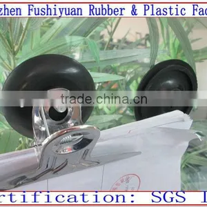 75 89mm Black Silicone Rubber Suction Cup Sucker With M6 Screw for Car Mirror Navigator Instrument Ripstop Suction Cup thumbnail-1