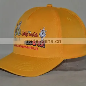 Guangzhou Professional Custom 100% Polyester Fibre Yellow Hat Factory Famous Auto Brand Baseball Cap thumbnail-2