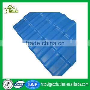 French Colored Ecological Asa Coated Popular Glazed Synthetic Roof Tile for House thumbnail-1