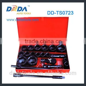 DD-TS0723 21pcs 1" Drive Socket Set,Socket Wrench,Auto Repair Hand Tool thumbnail-1