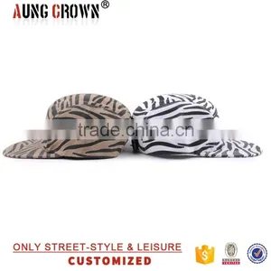 Hot Sale Cheap Flat Brim 5 Panel Hats thumbnail-5