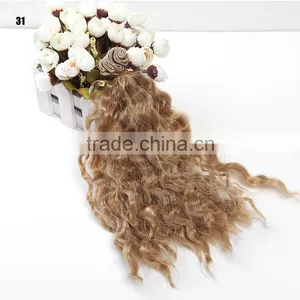 Natural Brown Curly Hair Weaving for Braiding thumbnail-3