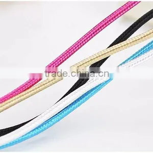 Nylon Woven USB Cable for I6 I7 Micro Usb Cable Bulk Sufficient Capacity Cable thumbnail-3