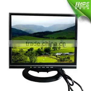 Square Size Vesa Desktop 14inch Cheap Lcd tv With Vga Hdmi Usb av tv thumbnail-4