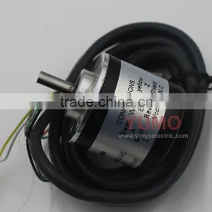 YUMO ISC3806 3600PPR 5V CNC System Solid Shaft Encoder Optical Price Incremental Rotary Encoder thumbnail-4