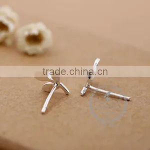 925 Sterling Solid Silver Leaf Branch Earring Stud Fashion Women Earring DIY Jewelry 6730606 thumbnail-2