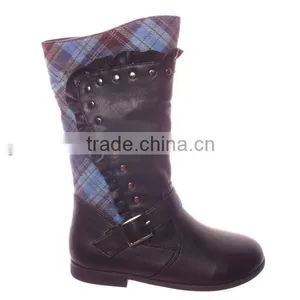 Fashion Boots With Rivets and Strap Buckle for Kids 2014 thumbnail-1