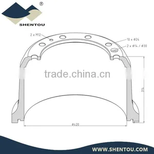 DAF Brake Drum 395.247 thumbnail-1