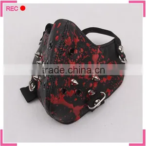 Carnival Mask With Blood Decoration, Simple Design Masquerade Party Mask thumbnail-4