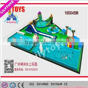 New Swimming Pool Inflatable Water Park, Inflatable Water Game Toys, Inflatable Water Land,steel Frame Pool thumbnail-2