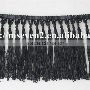 New Arrival100% Polyester Crochet Lace Tassel Border Lace Trims thumbnail-4