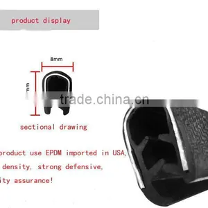 Extrusion U Channel PVC Profile With Metalic Inserts/weather Strip Pvc Profile thumbnail-1
