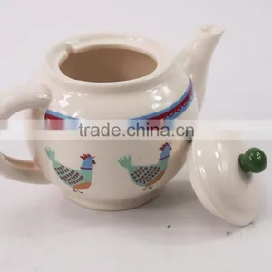 Customized Chicken Design Eco Friendly Ceramic Tea Pot thumbnail-3