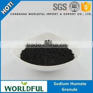 80% Water Soluble Natural Humate Fertilizer Leonardite Super Sodium Humate Granule thumbnail-1
