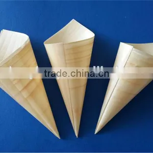 Nature Wooden Ice Cream Container,food Container thumbnail-1