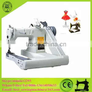 2016 Two Needles With Gear-box Puller Sewing Machine Price for Jeans Garment Factory CS-928 thumbnail-1