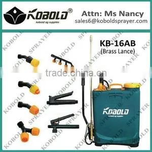 KOBOLD 16l Double Pump Brass Nozzle Hand Sprayer thumbnail-1