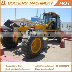 Mini Road Grader XCMG GR100 100HP Mini New Motor Grader thumbnail-2