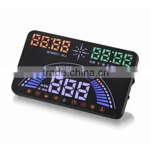 5.8 Inch Screen Hud S7 GPS Hud for Car With Speed and Overspeed thumbnail-1