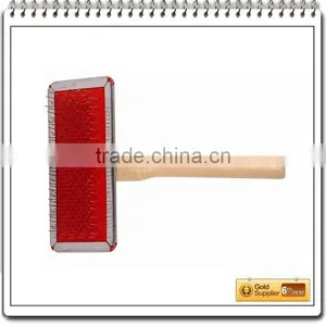 Wood Handle Pet Brush thumbnail-1