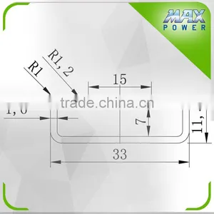 Maxpower, 1.5mm Thickness Greenhouse Film Lock Channel thumbnail-5