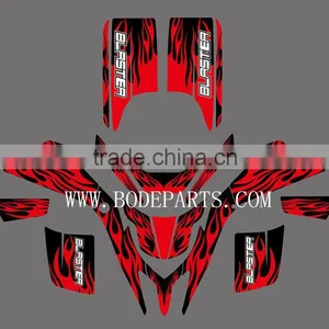 (fire 0214) DECALS STICKERS Graphics Kits For YAMAHA BLASTER YFS 200 1988-1996 1997 1998 1999 2001 2002 2003 2004 2005 2006 thumbnail-1