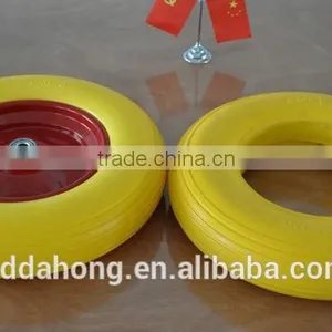 Flat PU Foam Wheelbarrow Wheels Size 350-8,item no PU1005 thumbnail-1