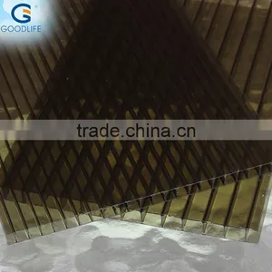 UV Coating 4/6/8/10/12mm Polycarbonate Hollow Sheet Roof Cover for Decorative Ceiling Plates thumbnail-2