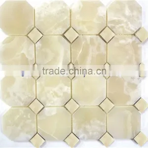 The Most Beautiful& Best Quality WHITE ONYX MOSAIC TILES COLLECTIONS thumbnail-1
