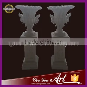 Outdoor Decoration Simple Planter in Marble thumbnail-2